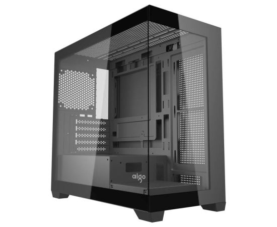 Darkflash C218M computer case + 6 ARGB fans (black) Datoru korpusi