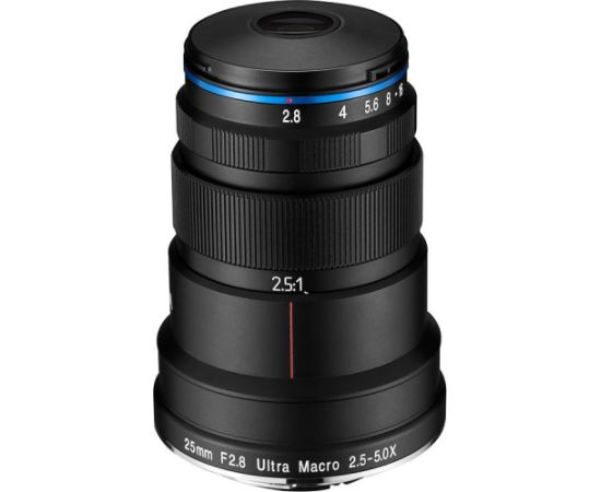 Laowa 25mm f/2.8 2.5-5X Ultra Macro Lens, Sony E-mount pilna kadra objektīvs Objektīvi