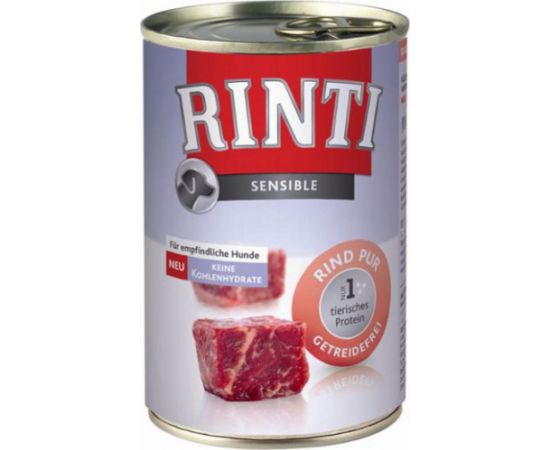 Rinti RINTI 400g PUSZKA SENSIBLE WOŁOWINA Suņu barība