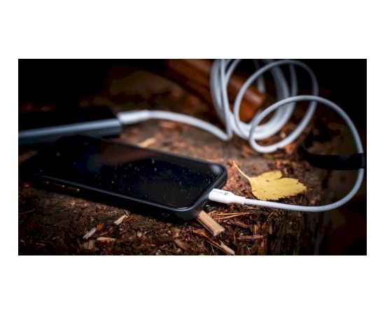 Tactical Stitch Thread USB-C/Lightning Kabelis 0.3m / balts Data USB kabeļi