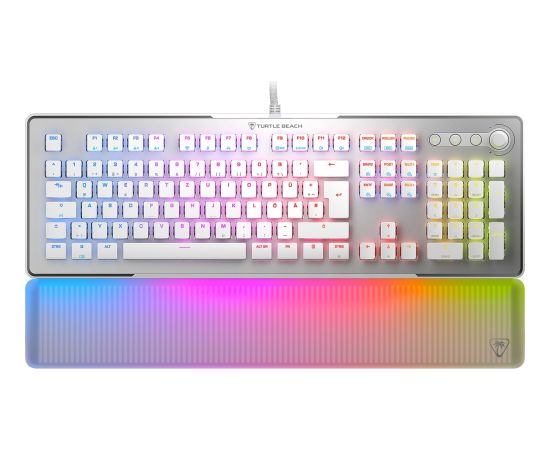 Turtle Beach Vulcan II Max (white/transparent, DE layout, TITAN II Optical Red) Клавиатуры