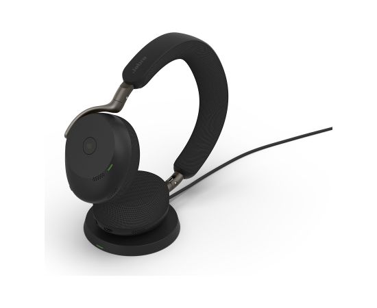 Jabra Evolve3 75 (black, UC, USB-A Bluetooth adapter, wireless charging pad) Aудио-видео