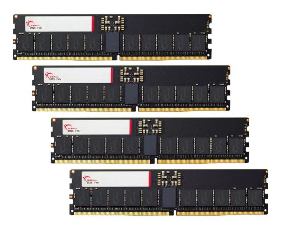 G.Skill DIMM 128 GB DDR5-6400 (4x 32 GB) Quad Kit (black, F5-6400R3239F32GQ4-T5N, T5 NEO, AMD EXPO) RAM Operatīvā atmiņa