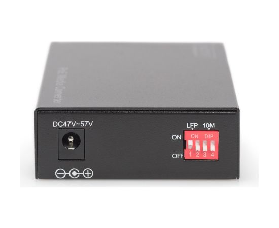 Digitus Gigabit PoE media converter, RJ45 / SC, SM Tīkla vadi