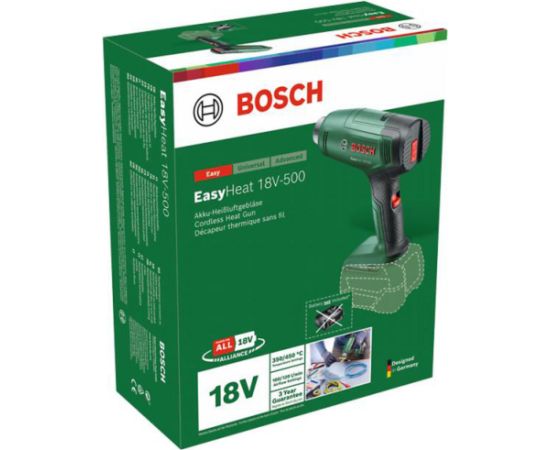 Bosch Powertools EasyHeat 18V-500 solo, 18Volt (green/black, without battery and charger, POWER FOR ALL ALLIANCE) Новинки Для дома и сада 
