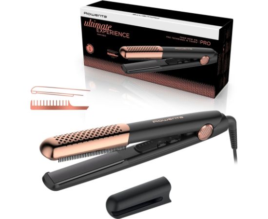 Rowenta Professional Hair Straightener SF8230F0 Ceramic heating system Display LED indicators Temperature (max) 200 °C Black/Copper Выпрямители волос