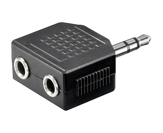 Goobay Headphone AUX adapter; 3.5 mm jack 1-to-2 Проводa