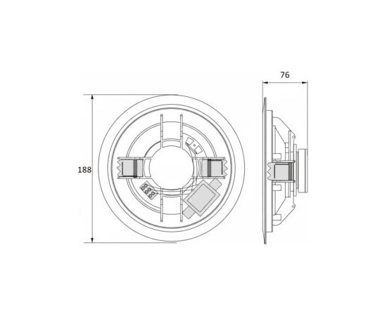 AVTEK CEILING SPEAKER CS 606 Aудио-видео