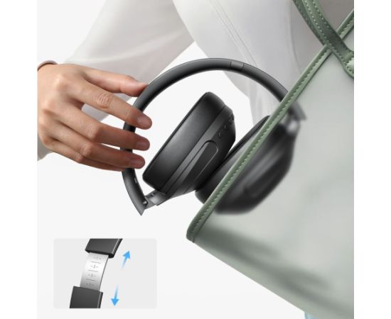 Wireless headphones Joyroom JR-JH2 Hybrid ANC black Austiņas