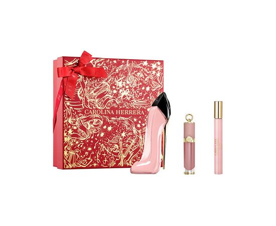 Carolina Herrera Good Girl Blush Dárková sada EDP 80 ml, lesk na rty 5 ml a miniaturka EDP 10 ml 80ml Dāvanu komplekti