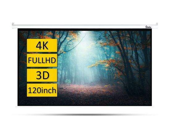 Silelis Electric Screen 203x152 cm ESE-1 Projektoru ekrāni uz statīva