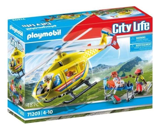 Playmobil Playmobil Helikopter ratunkowy 71203 Машины и аксессуары