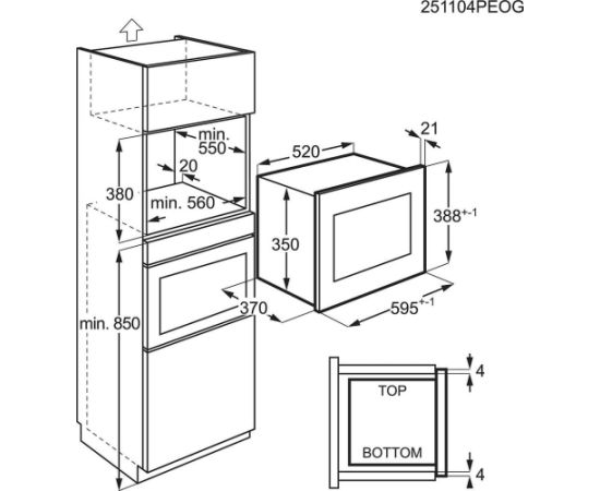 Electrolux LMS4253TBK Mikroviļņu krāsnis, iebūvējamās