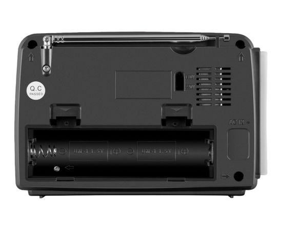 Speaker SVEN SRP-150, gray (3W, Bluetooth, FM/AM/SW, USB, microSD, flashlight, battery) Aудио-видео