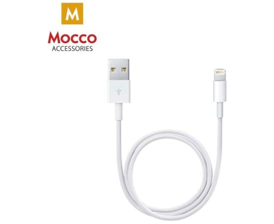 Mocco Lightning USB Datu un Uzlādes Kabelis 2m Balts Data USB kabeļi