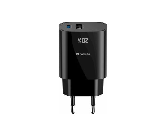 Swissten Edge GaN Зарядное устройство USB-C PD 20W + USB-A 18W QC Зарядные устройства