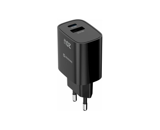 Swissten Edge GaN Зарядное устройство USB-C PD 20W + USB-A 18W QC Зарядные устройства