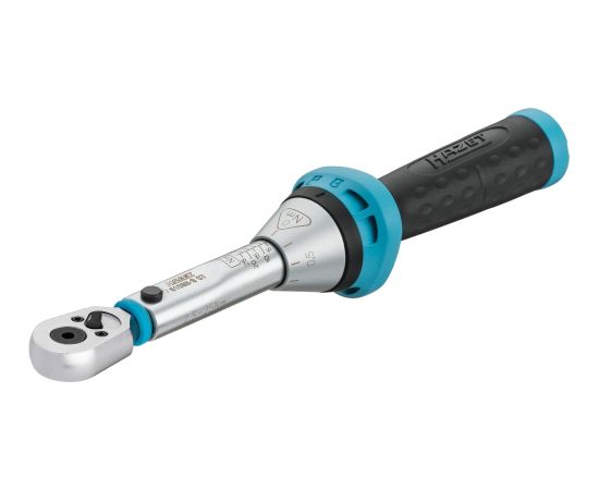 Hazet torque wrench 5108B-3CT for bits, 1/4" blue/black, reversible ratchet Новинки Для дома и сада 