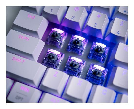 XTRFY MX 8.2 Pro TMR Wireless (white, DE layout, Cherry MK Crystal) Клавиатуры