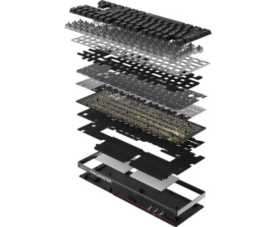 XTRFY MX 8.2 Pro TMR Wireless (black, DE layout, Cherry MK Crystal) Клавиатуры