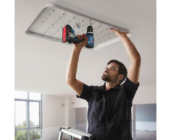 Bosch Powertools cordless impact drill GSB 18V-65 Professional, 18Volt (blue, 2x Li-Ion battery 4.0Ah, 82-piece accessory set in L-case) Jaunumi -Dārzam