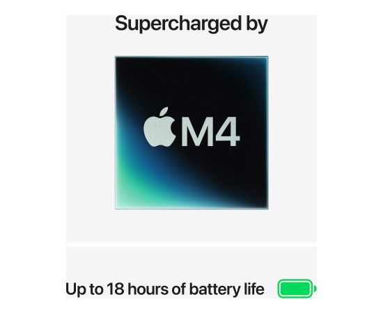 Apple MacBook Air 13” M4 10C CPU 8C GPU 16GB 256GB SSD Starlight Eng + Rus Ноутбуки