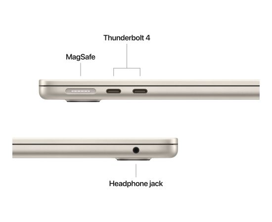 Apple MacBook Air 13” M4 10C CPU 8C GPU 16GB 256GB SSD Starlight Eng + Rus Ноутбуки