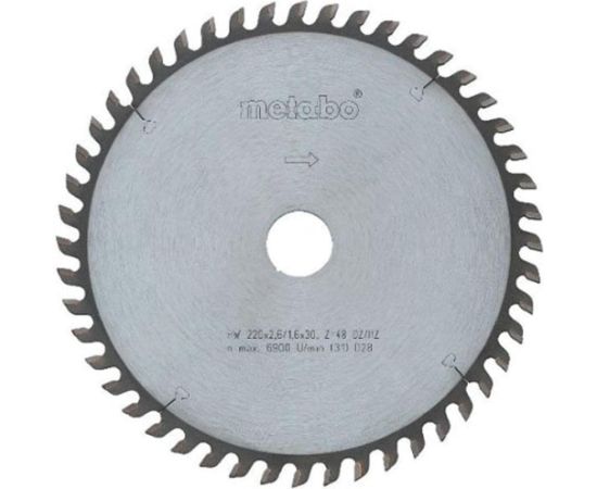 Griešanas disks kokam Metabo 628058000; 315x30 mm; Z84; 10° Zāģripas