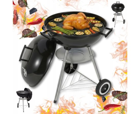 KingHoff GRILL WĘGLOWY Z POKRYWĄ 41cm KINGHOFF KH-2033 Новинки Для дома и сада 
