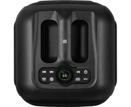 SVEN PS-880, black, power output 110W (RMS), TWS, Bluetooth, FM, USB, microSD, LED-display, lithium battery Bezvadu skaļruņi
