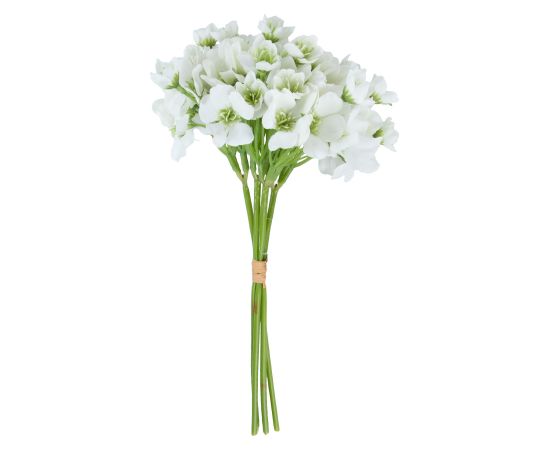 Artificial flower FLOWERLY H30cm 
snow rose, mix Новости, мебель, дом