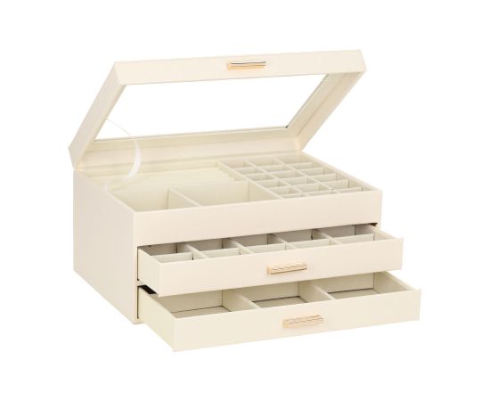 Jewelry box SEZANE 26,5x18xH13,5cm, white Новости, мебель, дом