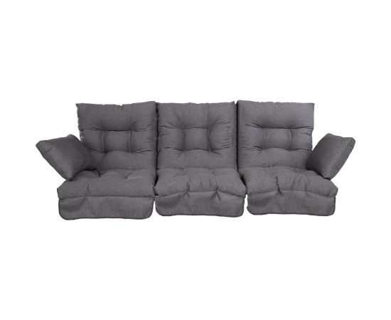 Šūpoles spilveni ROMA 108x56xH10cm, tumši pelēks, 3gab Jaunumi -Dārzam