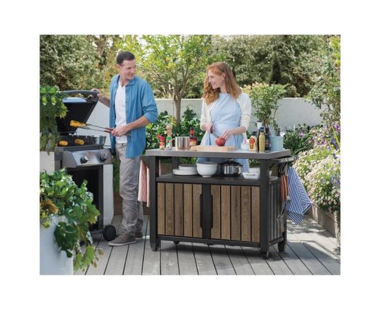 Keter Гриль-стол Deco Unity XL 207L, цвет орех. Новинки Для дома и сада 