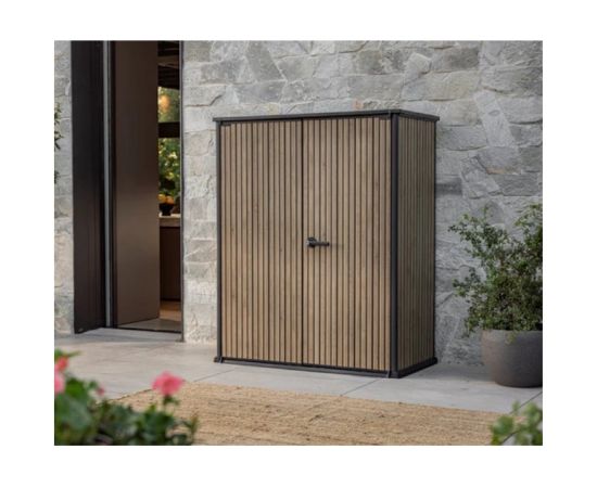 Keter Садовый сарай Deco, вертикальный сарай, теплый коричневый оттенок. Новинки Для дома и сада 