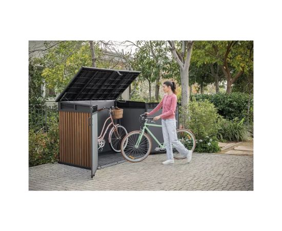 Keter Dārza šķūnītis Deco Horizontal Shed silti brūns tonis Jaunumi -Dārzam