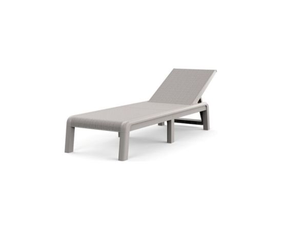 Keter Шезлонг Atlas с подушкой, светло-серый Новинки Для дома и сада 
