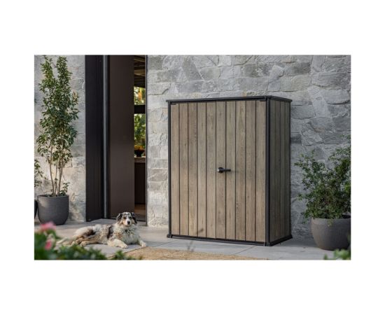 Keter Вертикальный садовый сарай Deco, оттенок ясеня. Новинки Для дома и сада 