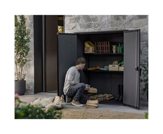 Keter Вертикальный садовый сарай Deco, оттенок ясеня. Новинки Для дома и сада 