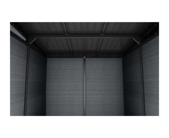 Keter Dārza šķūnis Deco Pent 7x7 valrieksta tonis Dārza šķūņi  un uzglabāšana