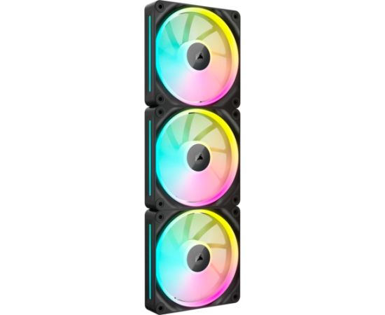 Corsair iCUE LINK LX120 RGB, case fan (black, 3-pack) Korpusu dzesēšana