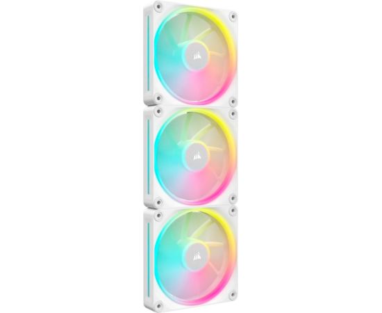 Corsair iCUE LINK LX120 RGB, case fan (white, 3-pack) Korpusu dzesēšana