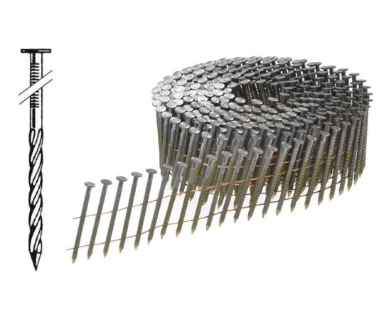 Naglas Bostitch F280SP75Q; 2,8x75 mm; 15°; 6000 gab. Naglas
