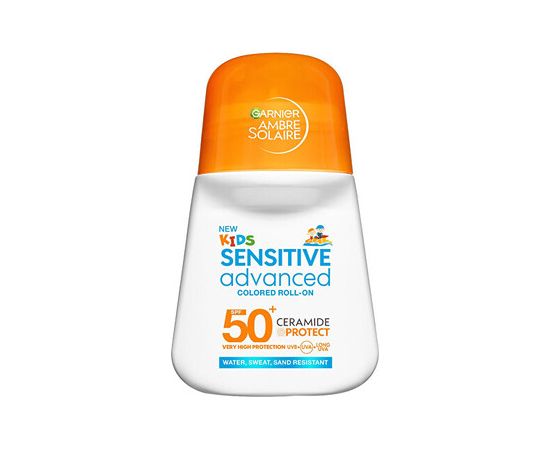 Garnier Sensitive Advanced Colored Roll-On SPF 50+ - Mléko na opalování 50ml Smaržas - NESAKĀRTOTS