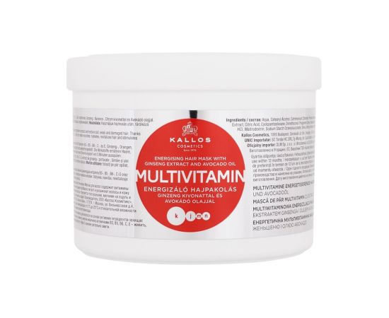 Kallos Multivitamin 500ml Matu kopšana