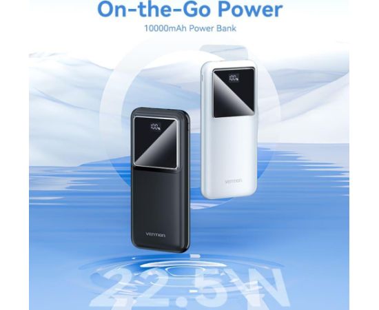 POWER BANK USB 10000MAH 22.5W/BLACK FHKB0 VENTION Power-банки