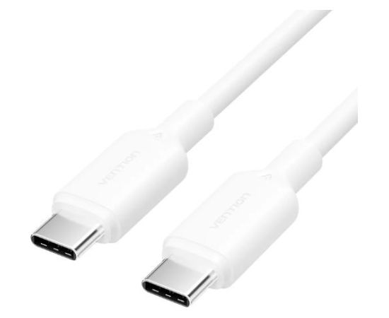 CABLE USB-C TO USB-C/1M WHITE TRCWF VENTION Data USB kabeļi