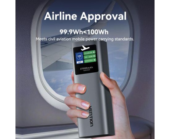 POWER BANK USB 27000MAH 140W/FKEH0 VENTION Power-банки