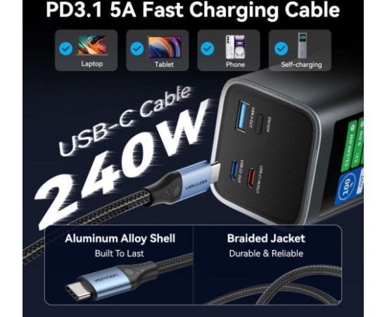 POWER BANK USB 27000MAH 140W/FKEH0 VENTION Power-банки