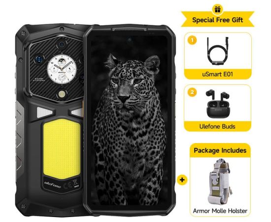 MOBILE PHONE ARMOR 29 ULTRA/16GB/1TB MARVEL BLACK ULEFONE Мобильные телефоны